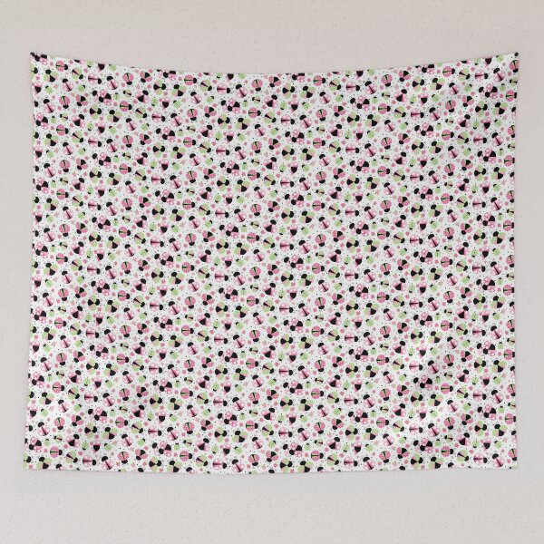 Item preview, Love Bug Ladybugs and Flowers in Pink and Green designed and sold by KrisInStitches.