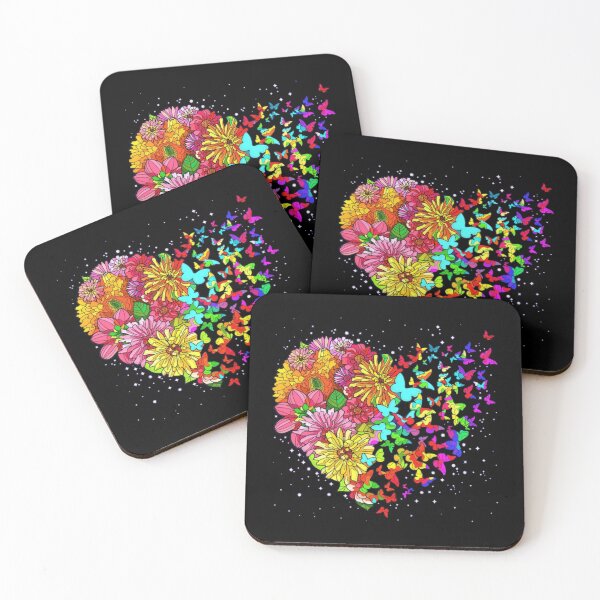 Item preview, Heart butterflies and flowers designed and sold by Medly.
