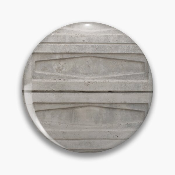Item preview, Gray concrete fence from stacked plates designed and sold by mithril-mellon.