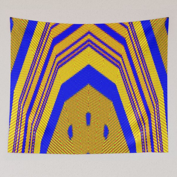 Item preview, FUNNY NAVY BLUE AND GOLD ABSTRACT DOT PATTERN - SWEET COLLECTION OF SYMETRICAL LINES(8). designed and sold by Ralek.