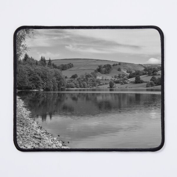 Item preview, Reflections on Ladybower Reservoir in black and white designed and sold by cdkphotos.