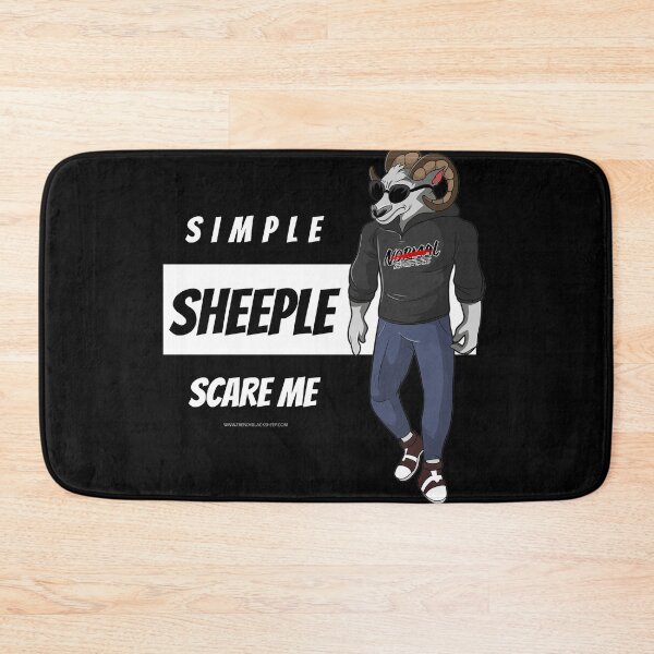 Item preview, Simple Sheeple Scare Me Funny Truther designed and sold by BlackSheepEllis.