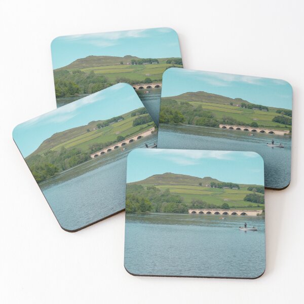 Item preview, Fishing boats on Ladybower Reservoir in Derbyshire designed and sold by cdkphotos.