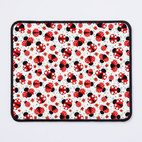 Item preview, Love Bug Ladybugs and Flowers in Red and Green designed and sold by KrisInStitches.