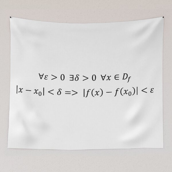 Item preview, definition of continuity of a real function designed and sold by NoetherSym.