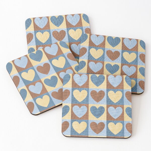 Item preview, Valentines Day Hearts On Jute Burlap Background designed and sold by LashCreations.