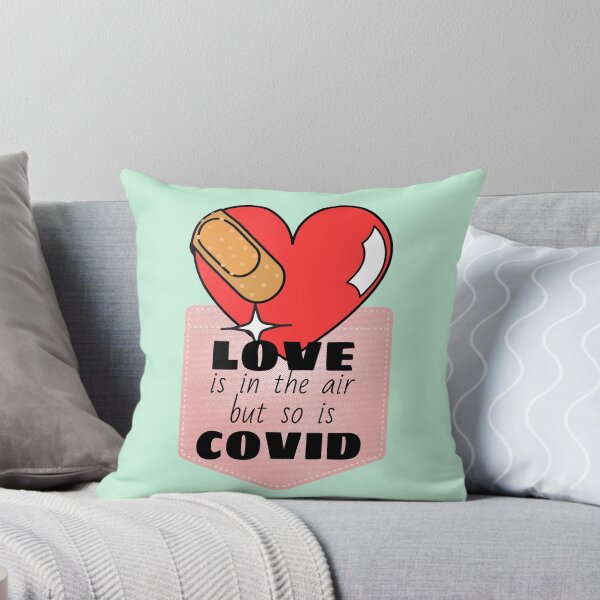 Item preview, love is in the air but so is covid designed and sold by Dbanksdesign.