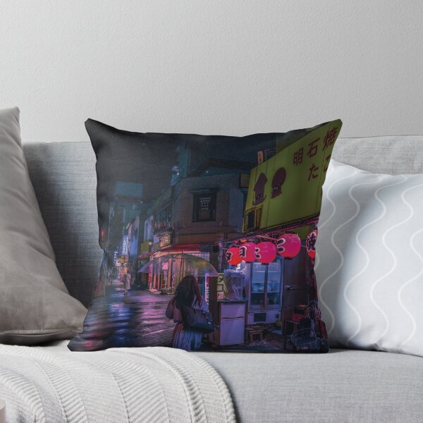 Item preview, rainy nights in takayama japanese night street thermal cyberpunk heatmap urban cinematic film 35mm photography designed and sold by s0yp.