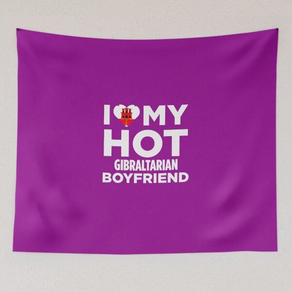 Item preview, I Love My Hot Gibraltarian Boyfriend  designed and sold by AlwaysAwesome.