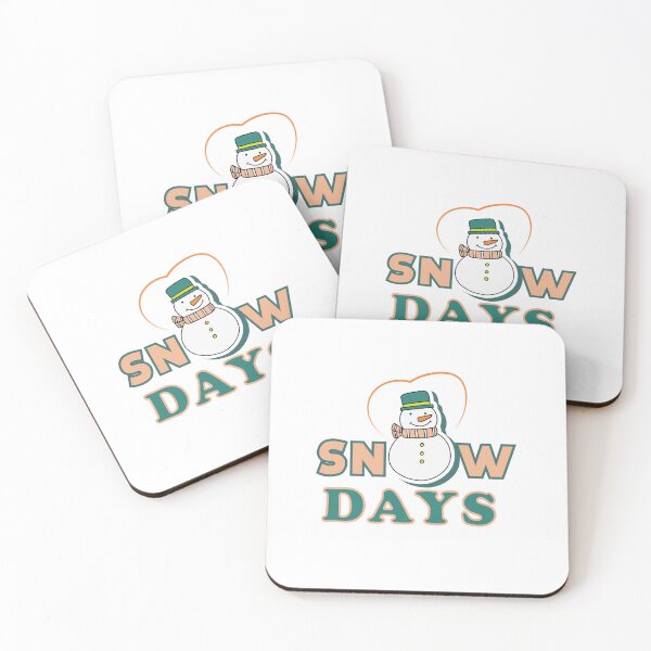 Item preview, iI love snow days quote for winter lovers designed and sold by PastaPrint.