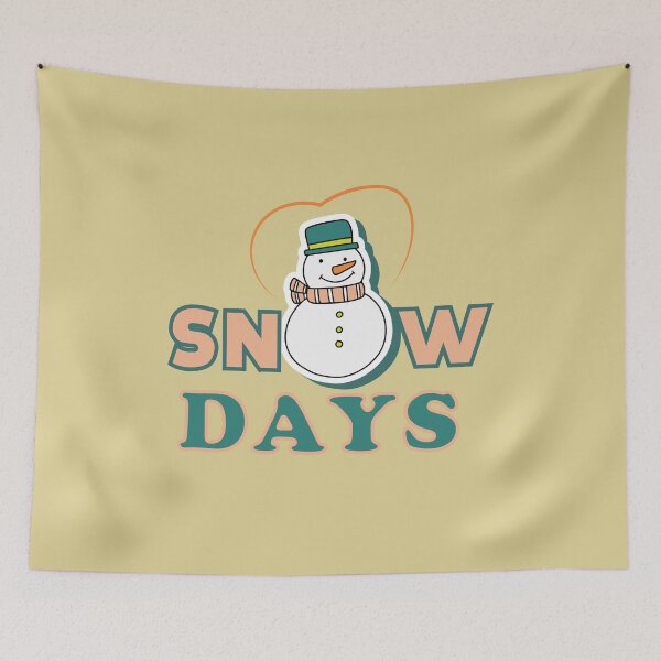 Item preview, iI love snow days quote for winter lovers designed and sold by PastaPrint.