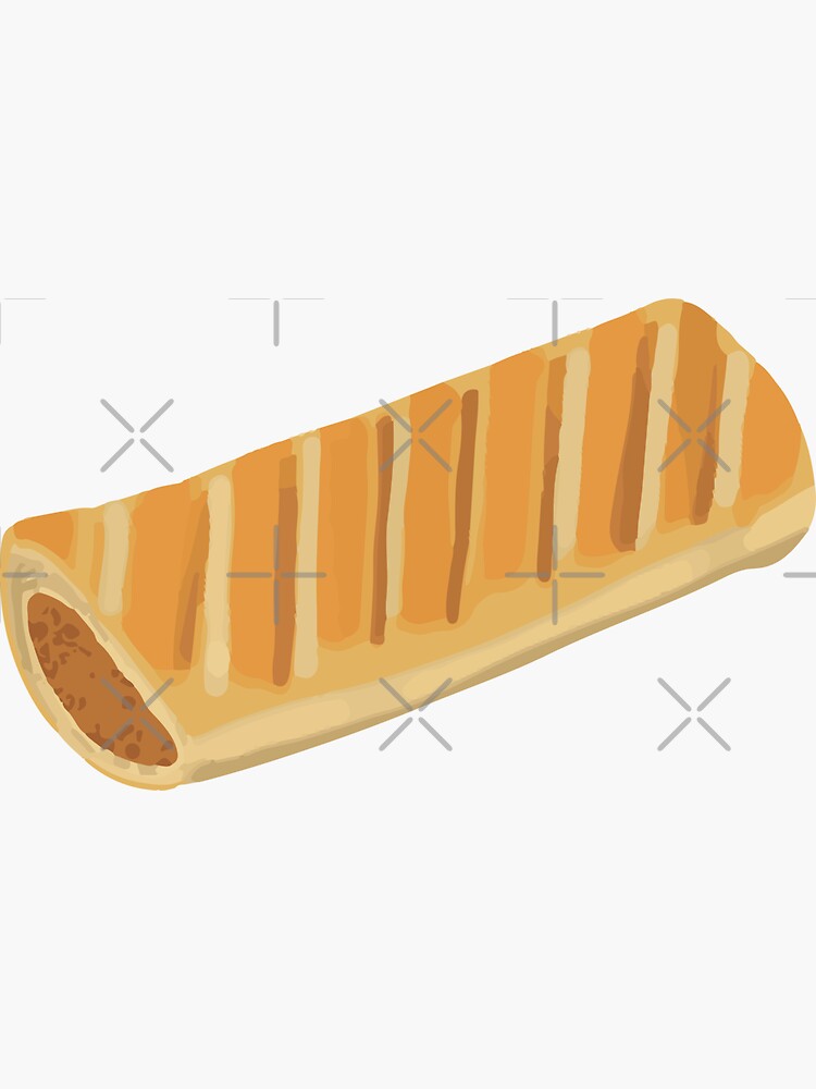 "Sausage Roll" Sticker for Sale by yooKabb Redbubble
