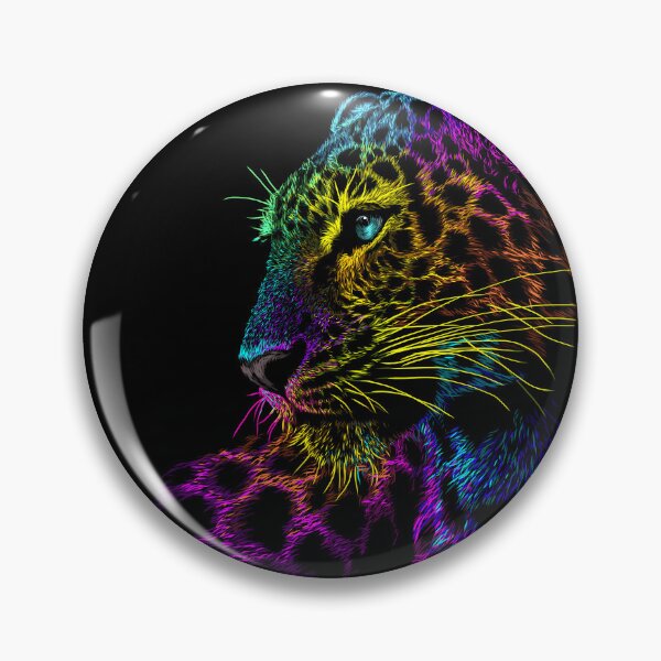 Item preview, Abstract neon colored leopard designed and sold by Bcolors.