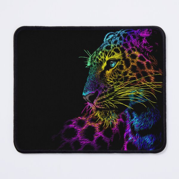 Item preview, Abstract neon colored leopard designed and sold by Bcolors.