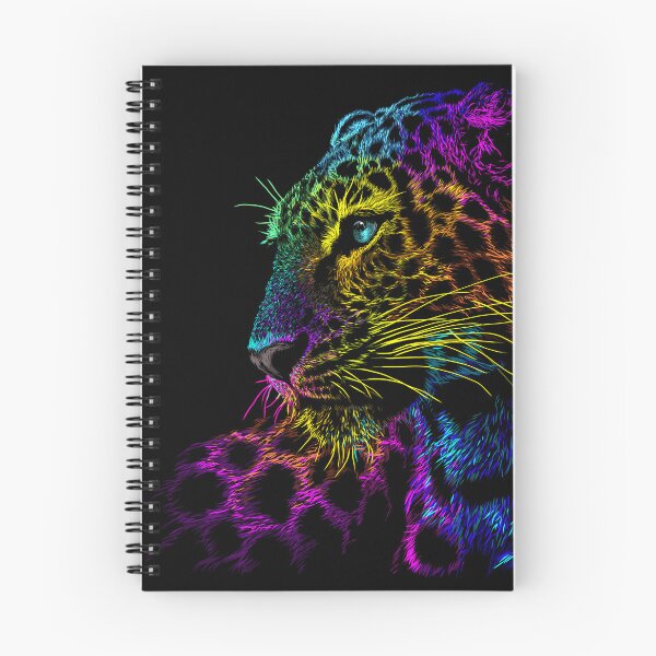 Item preview, Abstract neon colored leopard designed and sold by Bcolors.
