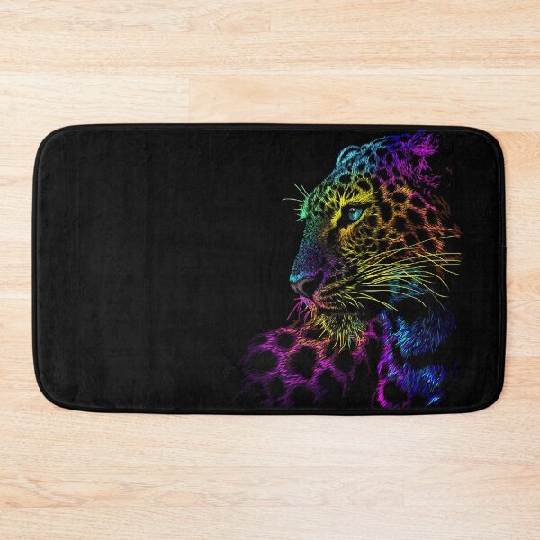 Item preview, Abstract neon colored leopard designed and sold by Bcolors.