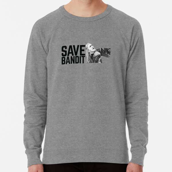 SAVE BANDIT - Angela's Cat Needs a Rescue Lightweight Sweatshirt