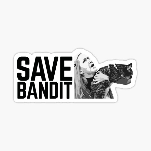 SAVE BANDIT - Angela's Cat Needs a Rescue Sticker