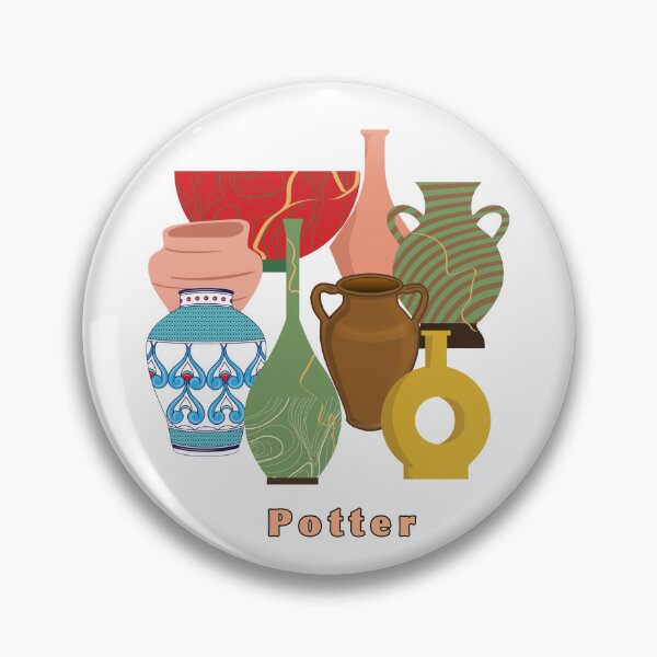 Item preview, Potter and Pottery designed and sold by janraydesigns.
