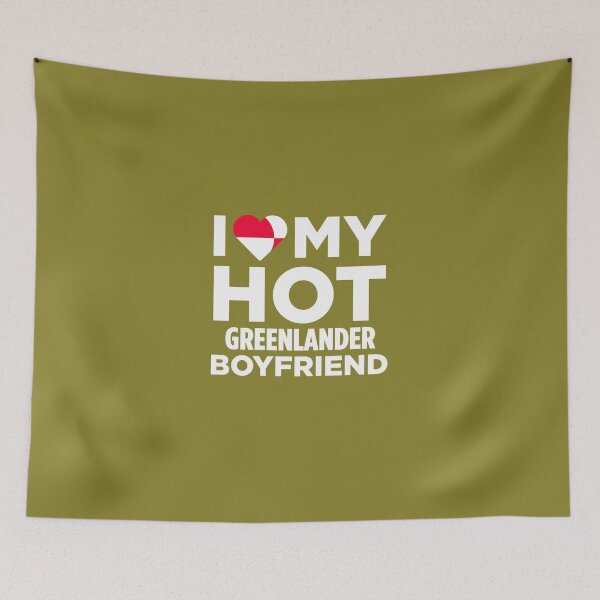 Item preview, I Love My Hot Greenlander Boyfriend  designed and sold by AlwaysAwesome.