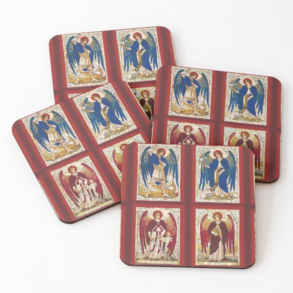 Item preview, St MIchael St Gabriel St Raphael and St Uriel Archangel Angel Saint  designed and sold by hispanicworld.
