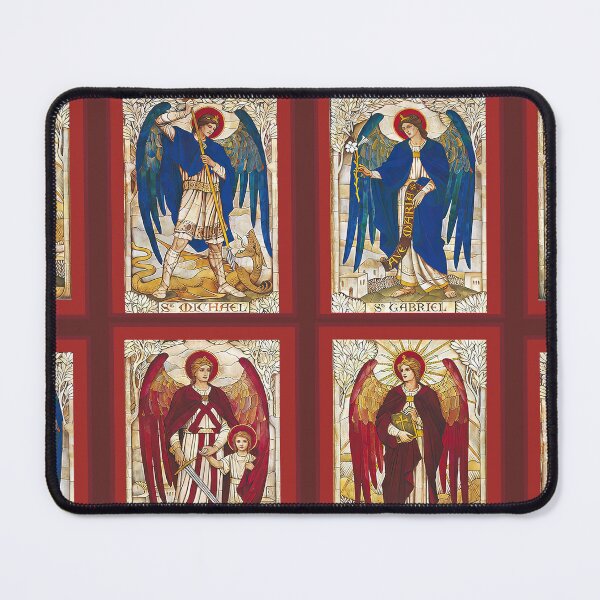 Item preview, St MIchael St Gabriel St Raphael and St Uriel Archangel Angel Saint  designed and sold by hispanicworld.