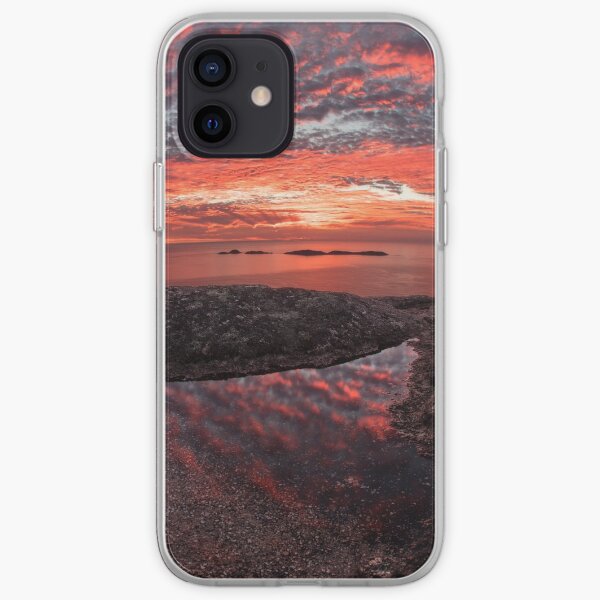 Mt Oberon sunset iPhone Soft Case