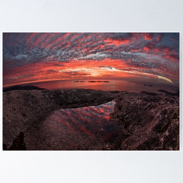 Item preview, Mt Oberon sunset designed and sold by Travis Easton.