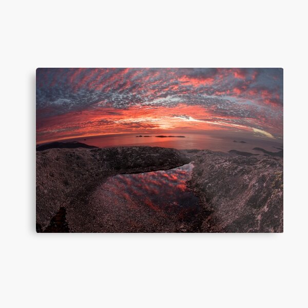 Mt Oberon sunset Metal Print