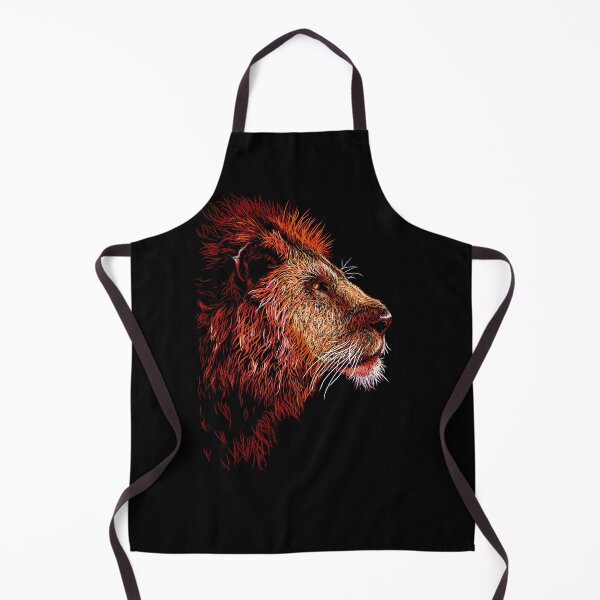 Item preview, Abstract neon colored lion designed and sold by Bcolors.