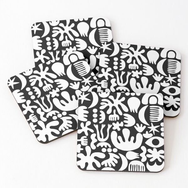 Item preview, Matisse Inspired Cutouts - Abstract Painting Art Print designed and sold by Carrie Cantwell Art.