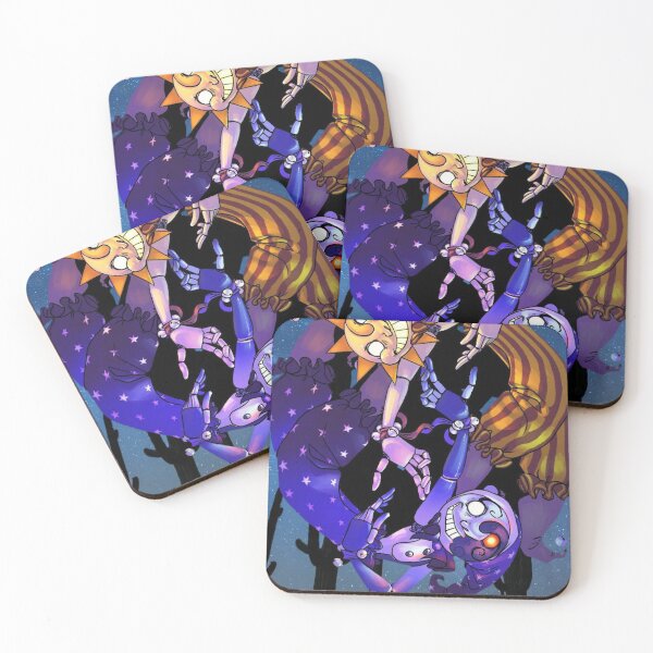 Item preview, fnaf security breach sun and moon designed and sold by beautifulworld9.