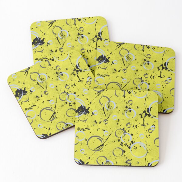 Item preview, Yellow Worn Surface With Circles designed and sold by ckylin.