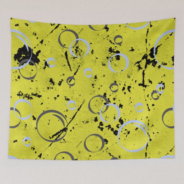 Item preview, Yellow Worn Surface With Circles designed and sold by ckylin.