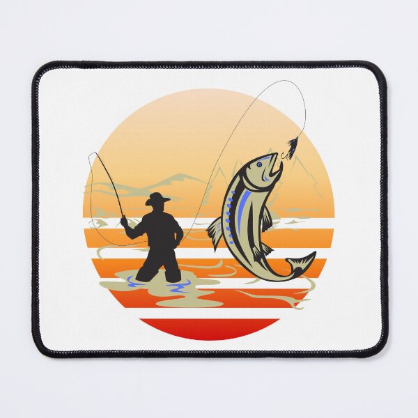 Item preview, Vintage retro Sunset Fishing designed and sold by laiwole.
