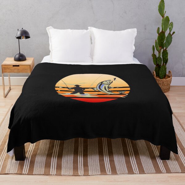 Item preview, Vintage retro Sunset Fishing designed and sold by laiwole.