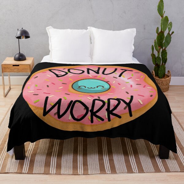 Item preview, Donut Worry Be Happy designed and sold by BronikowskiART.