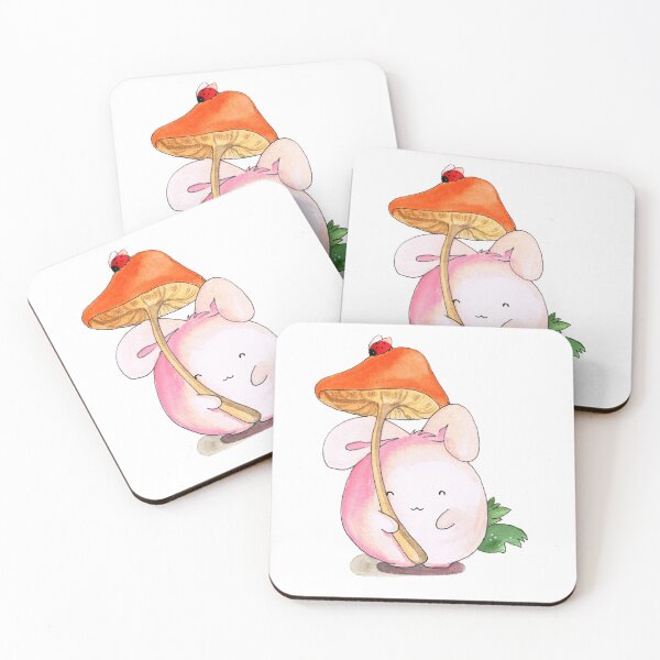 Item preview, Kawaii Anime bunny with mushroom designed and sold by Sophiberry X.