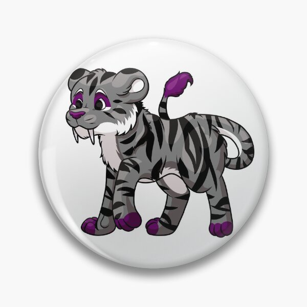 Item preview, Grey-Asexual Sabertoothed Lion Cub designed and sold by Kaybarr17.