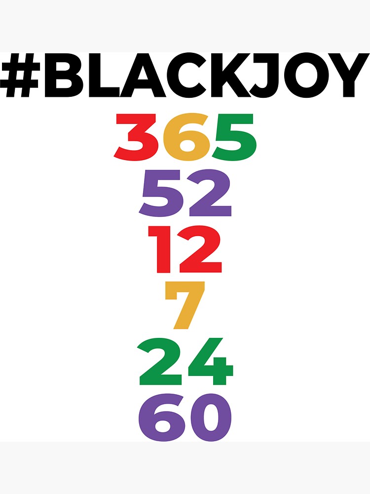 Thumbnail 3 of 3, Magnet, Black Joy 365 designed and sold by SpoonfulbyDRABC.