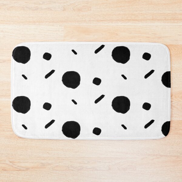 Item preview, Dot Line Black and White Minimal Simple Cute Paint Brush Stroke Geometry Graphic Abstract Pattern Hand Painted Hand drawn style Art designed and sold by DotLinePlane.