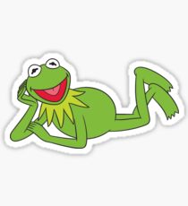 Kermit Chillin Sticker