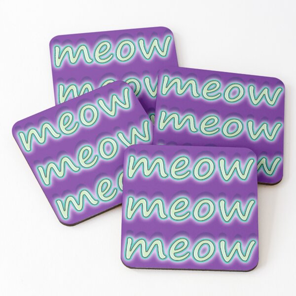 Item preview, meow meow meow - neon designed and sold by miguelscanvas.