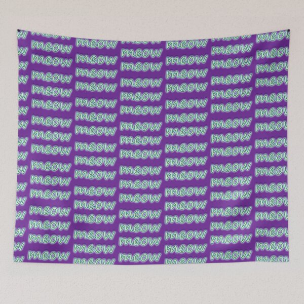 Item preview, meow meow meow - neon designed and sold by miguelscanvas.