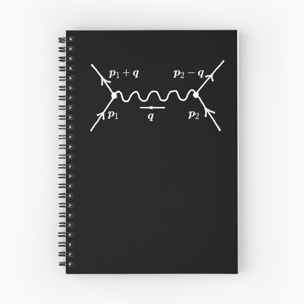 Item preview, Feynman diagram dark version designed and sold by NoetherSym.