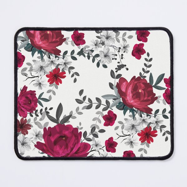 Item preview, Vintage red rose flowers designed and sold by tingbysanna.
