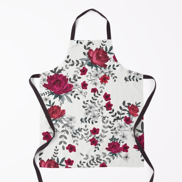 Item preview, Vintage red rose flowers designed and sold by tingbysanna.