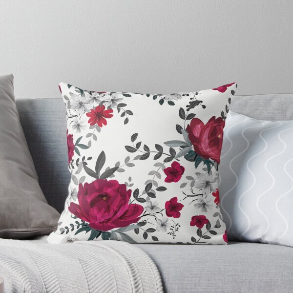 Item preview, Vintage red rose flowers designed and sold by tingbysanna.