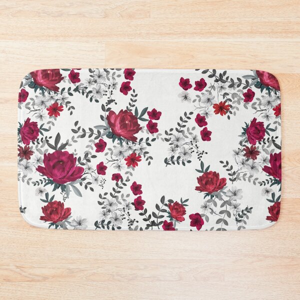 Item preview, Vintage red rose flowers designed and sold by tingbysanna.