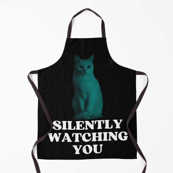 Item preview, SILENTLY WATCHING YOU - Funny Cat Pictures with Captions and Cat Sayings designed and sold by FunnyCatsFam.